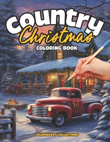 Country Christmas Coloring Book