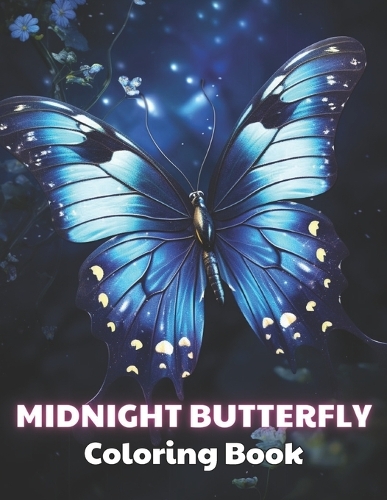 Midnight Butterfly Coloring Book