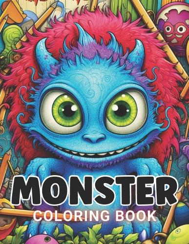 Monster Coloring Book for Adults
