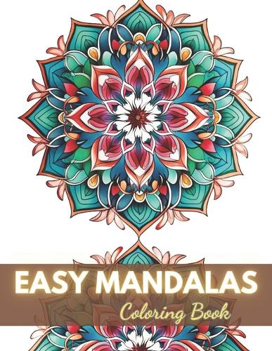 Easy Mandalas Coloring Book