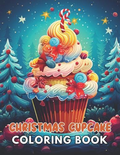 Christmas Cupcake Coloring Book