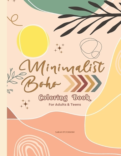 Minimalist Boho Coloring Book For Adults & Teens