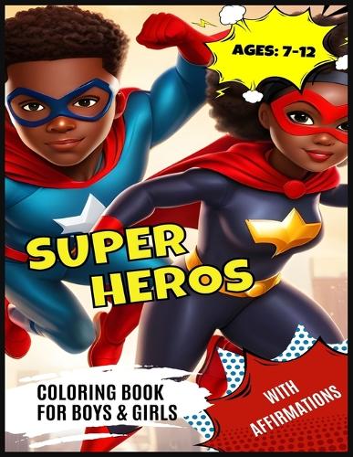 Super Hero Book for African American Girls and Boys