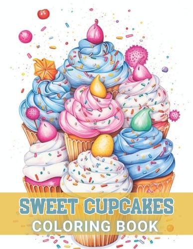 Sweet Cupcakes Coloring Book
