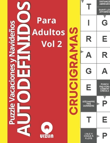 Puzzle Vacaciones y Navideños ! Autodefinidos Crucigramas para adultos Vol 2