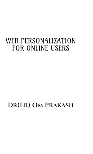 Web Personalization for Online Users