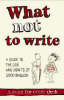 What Not to Write