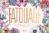 Tatouage: Blossom: 102 Temporary Tattoos of Flowers & Plants and