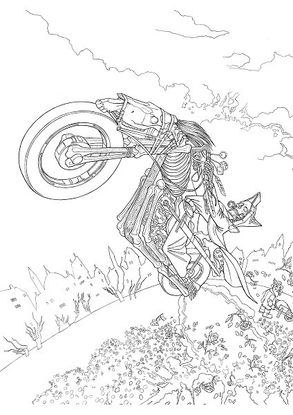 Terry Pratchett's Discworld Colouring Book