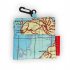 World map laundry bag