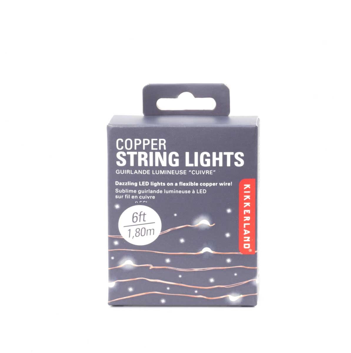 Copper string lights