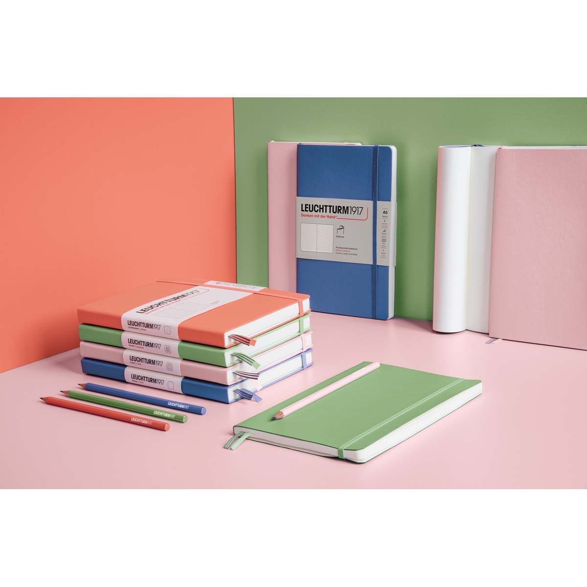 Powder Medium Dotted Notebook
