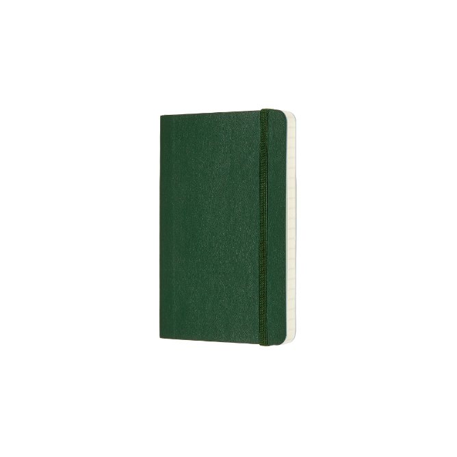 Myrtle Green Pocket Ruled Sofcover Notebook