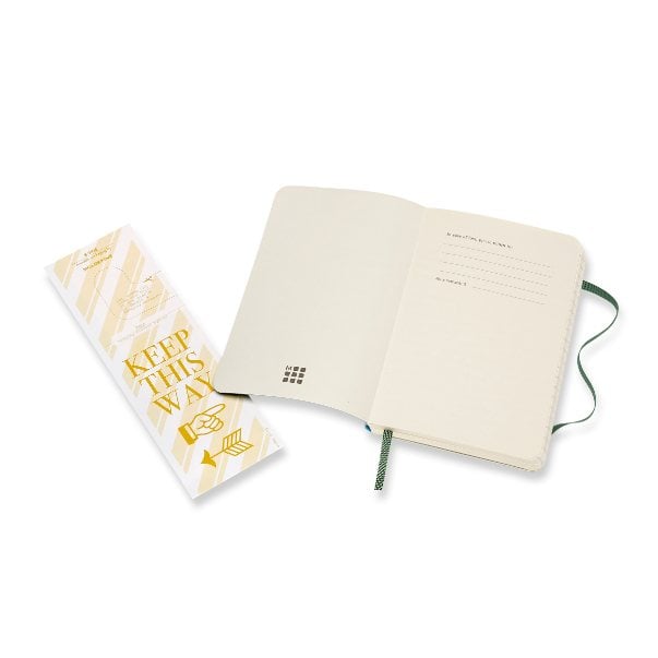 Myrtle Green Pocket Ruled Sofcover Notebook