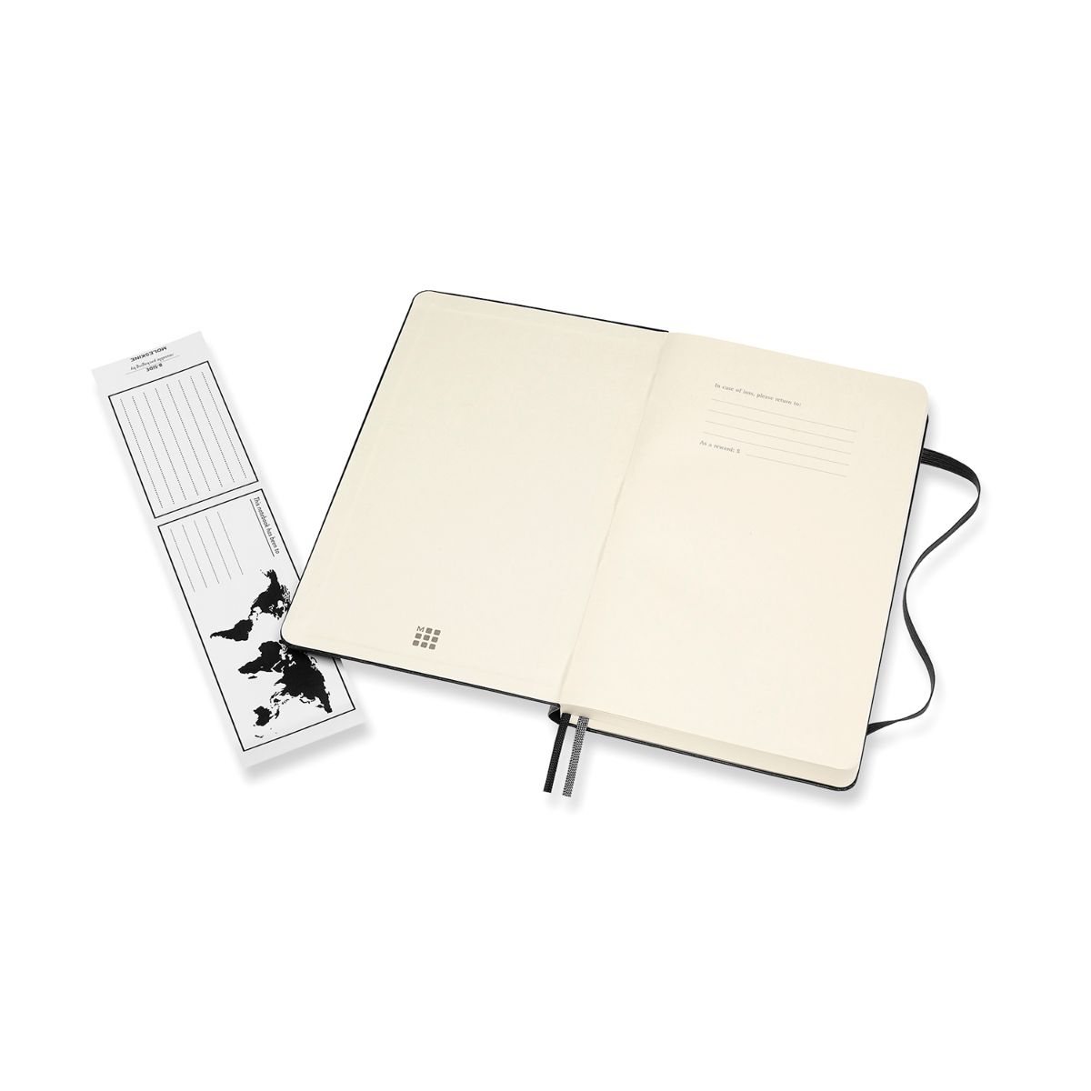 Black Notebook Expanded Large Plain Hardback