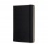 Notebook Plain Medium Black Hardback
