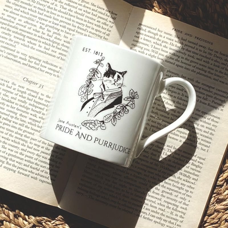 Pride And Purrjudice Ceramic Mug