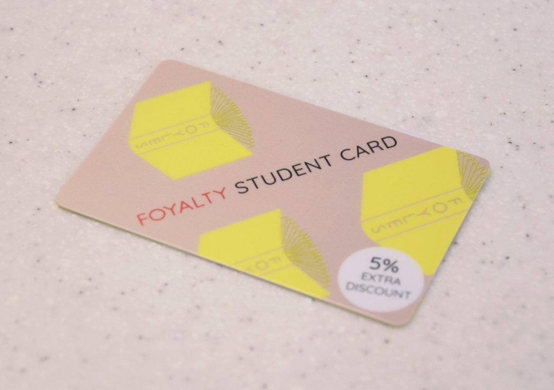 Foyalty Student Discount