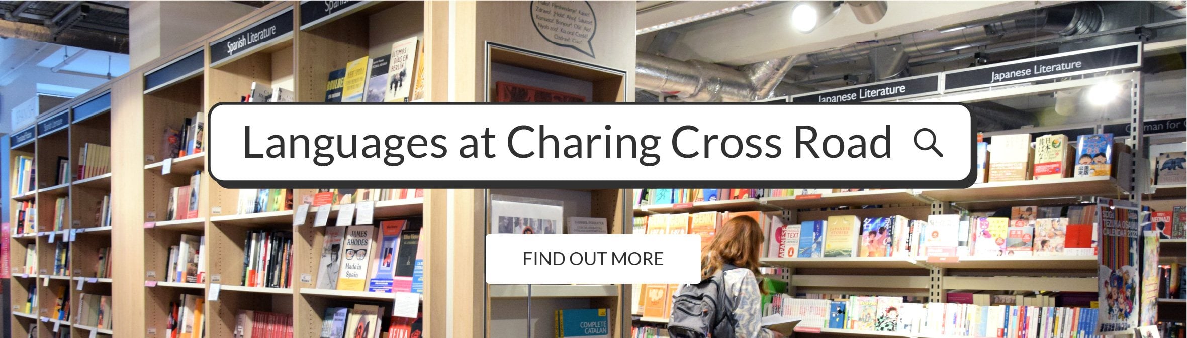 Languages at Foyles Charing Cross Road