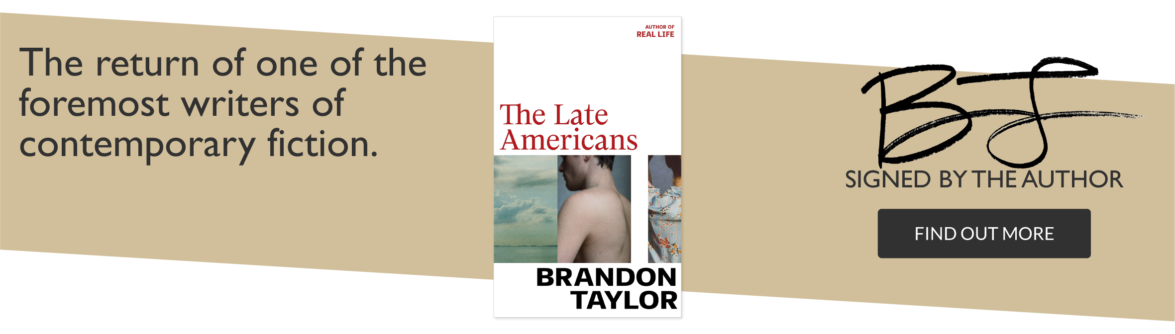 The Late Americans by Brandon Taylor Signed Edition
