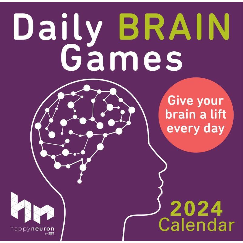 Daily Brain Games 2023 Day-to-Day Calendar: HAPPYneuron