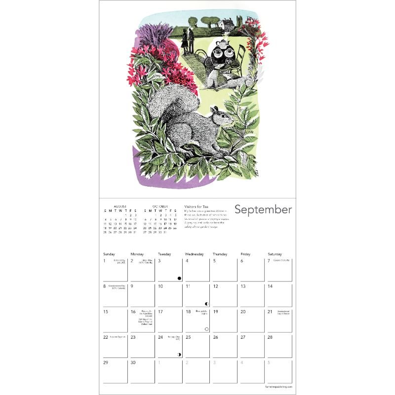 Angela Harding Mini Wall calendar 2024 (Art Calendar) by Flame Tree