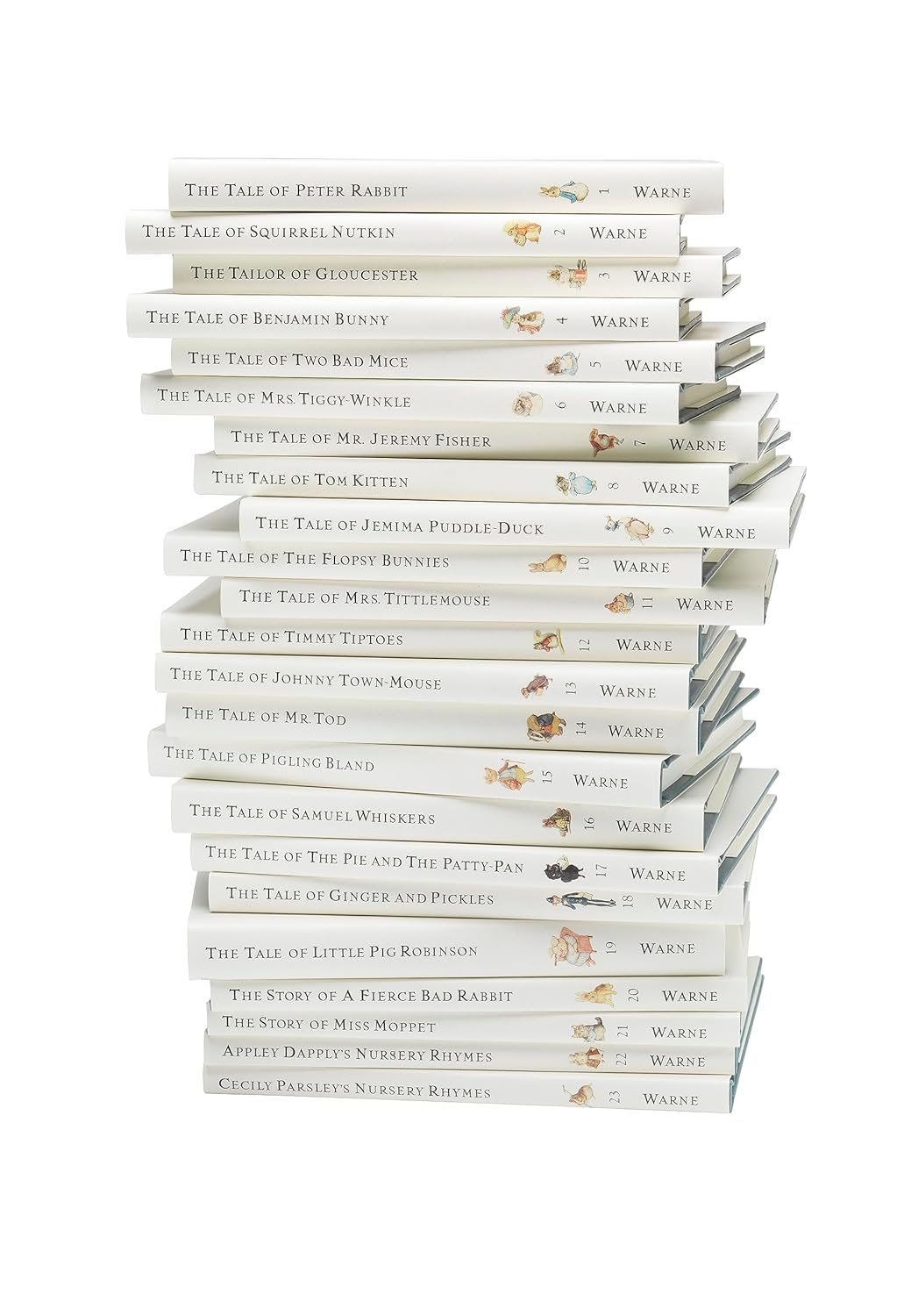 The World of Peter Rabbit - The Complete Collection of Original Tales 1-23 White Jackets