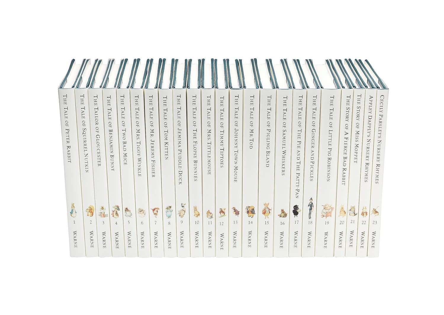 The World of Peter Rabbit - The Complete Collection of Original Tales 1-23 White Jackets