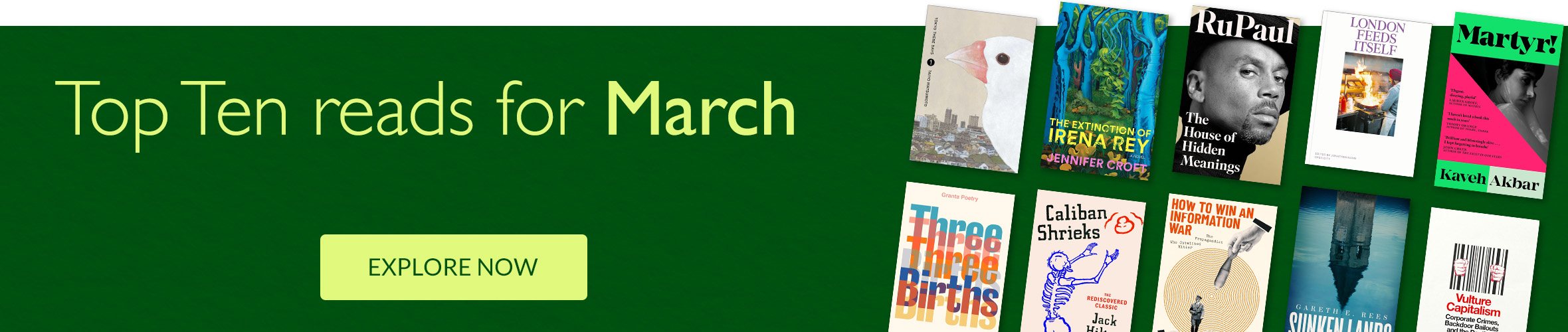 Top Ten Reads for March