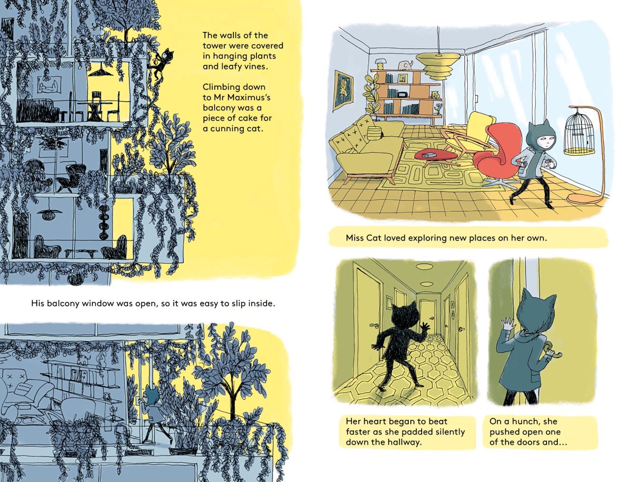 Miss Cat: The Case of the Curious Canary