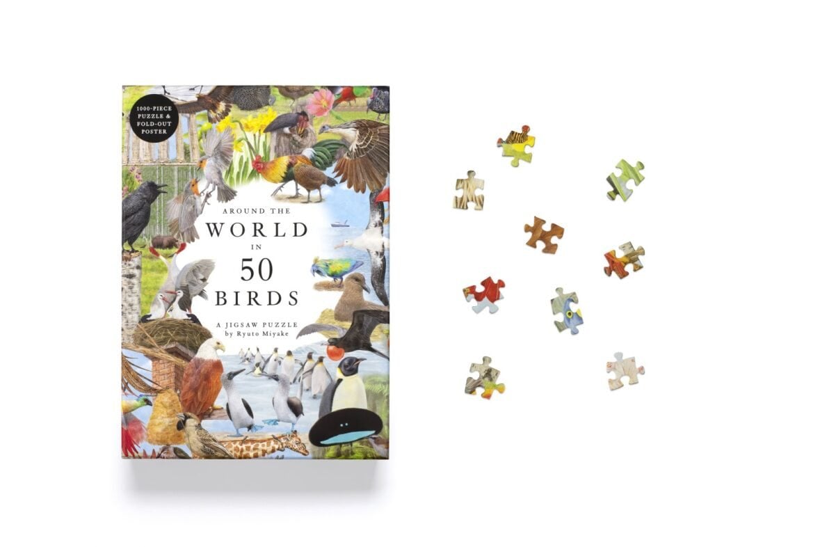 Around The World In 50 Birds 1000 Piece Jigsaw Puzzle