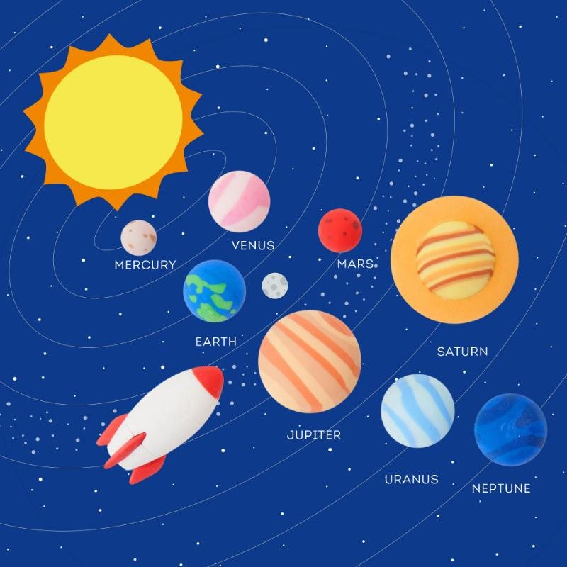 Solar System Erasers