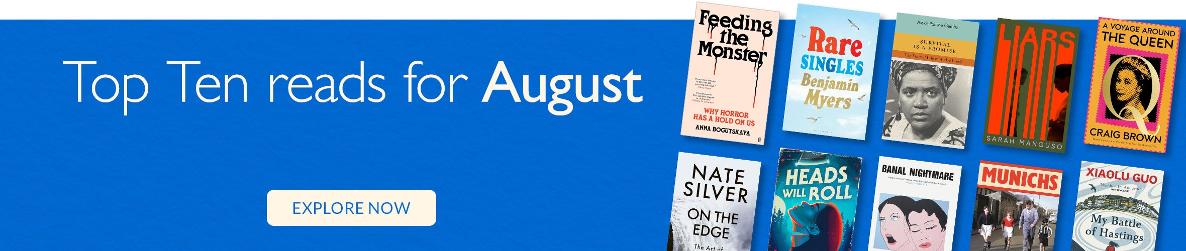 Top Ten Reads for August