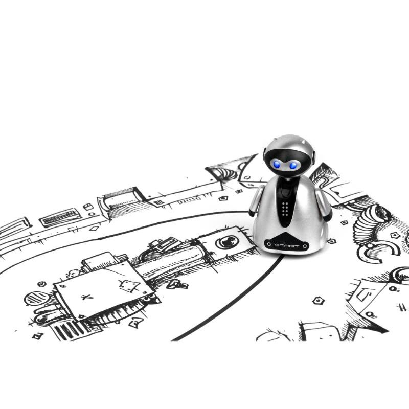 Silver Robot Path Tracker