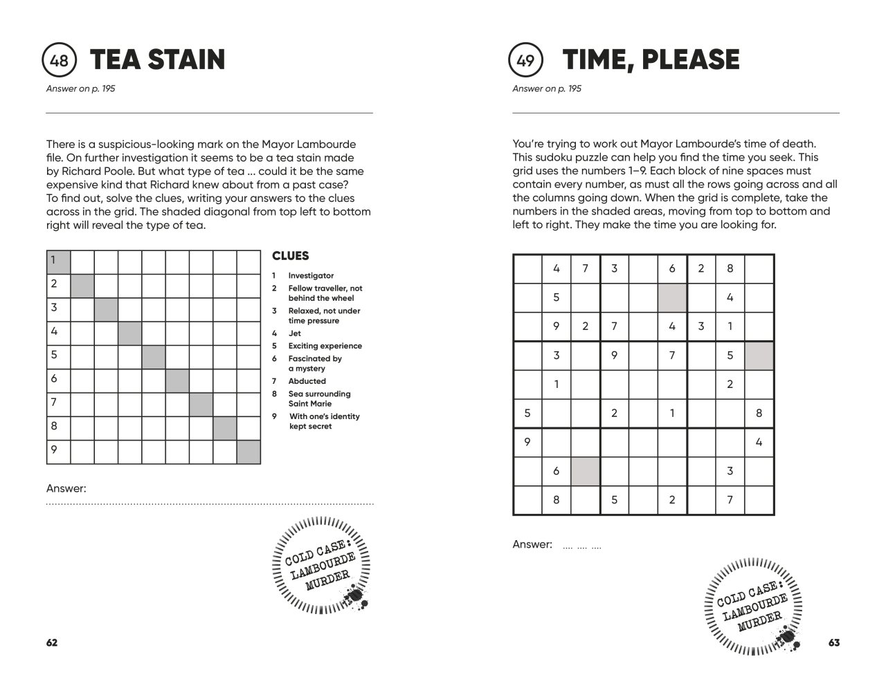 Death in Paradise: The Puzzle Book
