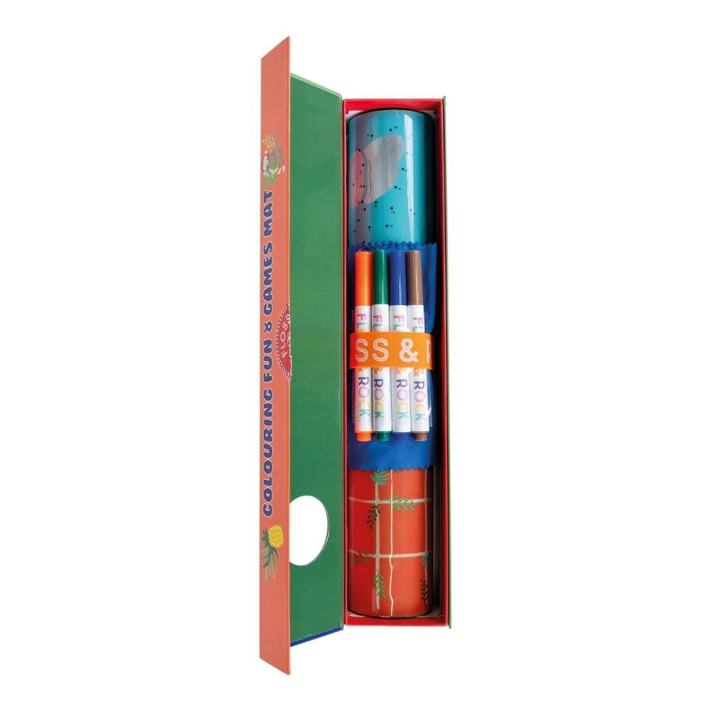 Jungle Colouring Fun & Games Mat