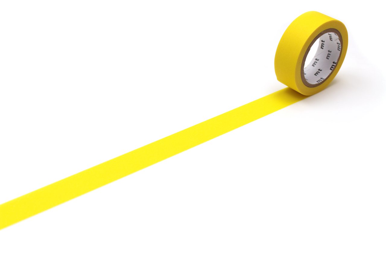 Mt Tape 1P Basic - Matte Yellow