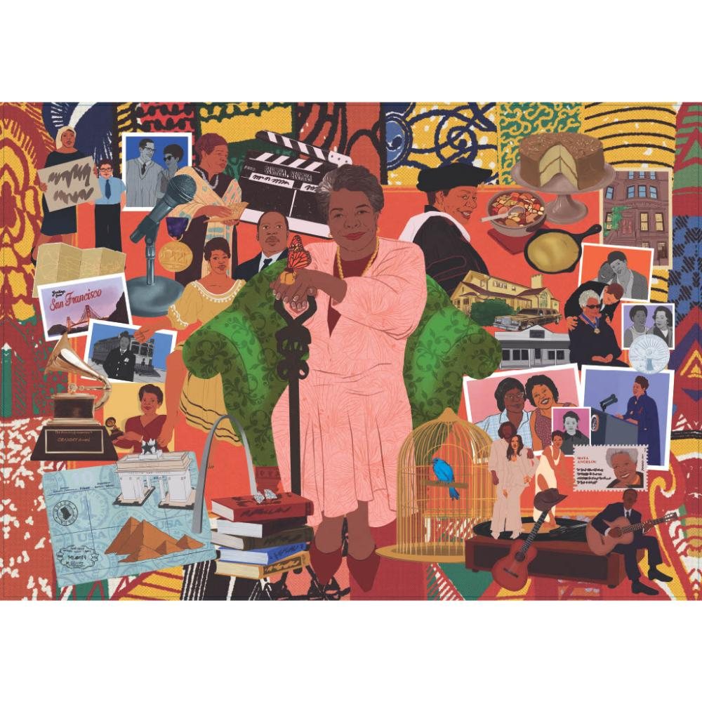 The World Of Maya Angelou 1000 Piece Jigsaw Puzzle