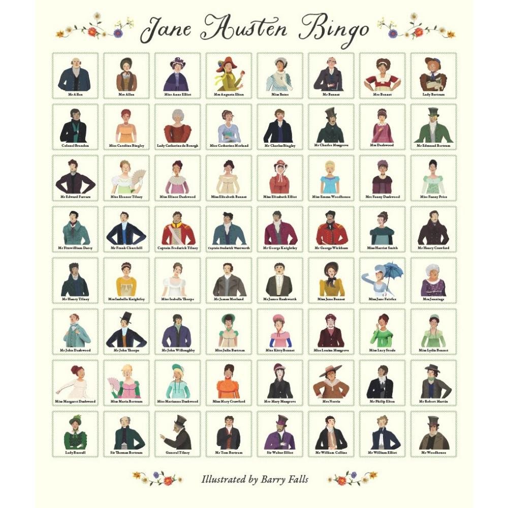 Jane Austen Bingo