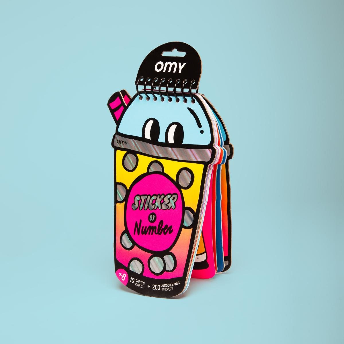 Sticker By Number Notebook - Bubble Tea
