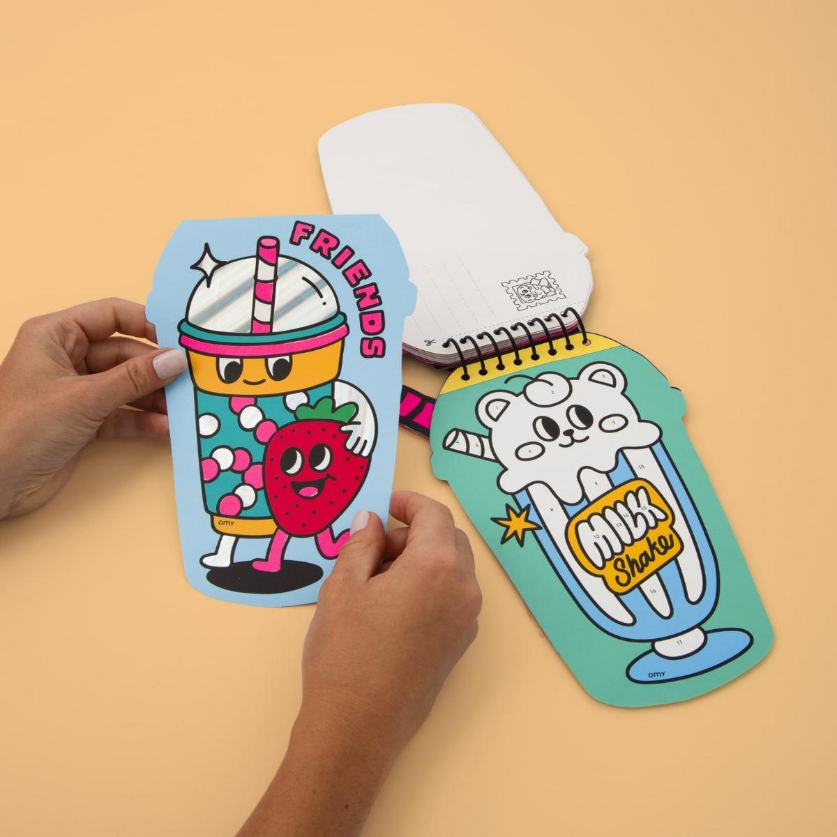 Sticker By Number Notebook - Bubble Tea