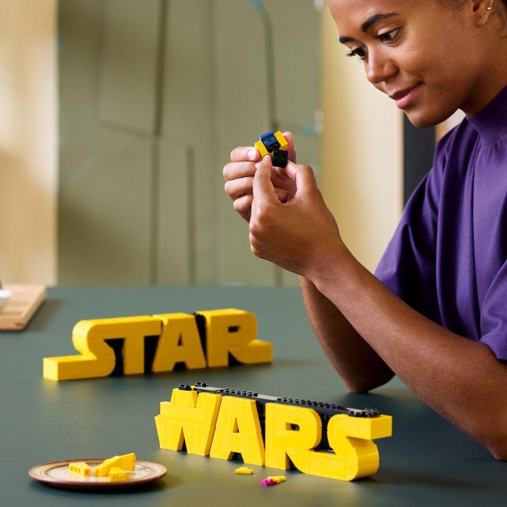 Brick-Built Star Wars Logo