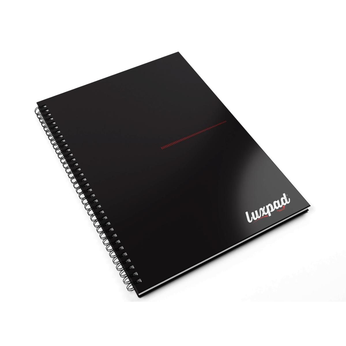 Luxpad A4 Hardback Wirebound Notebook - Lined