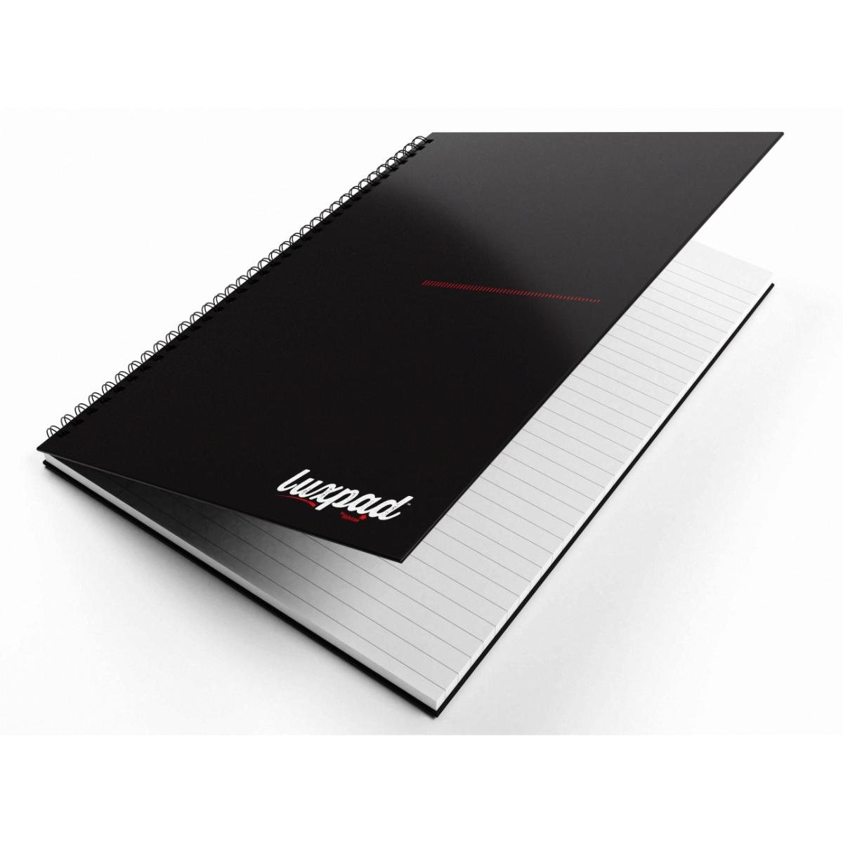 Luxpad A4 Hardback Wirebound Notebook - Lined