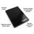 Luxpad A5 Hardback Wirebound Notebook - Lined