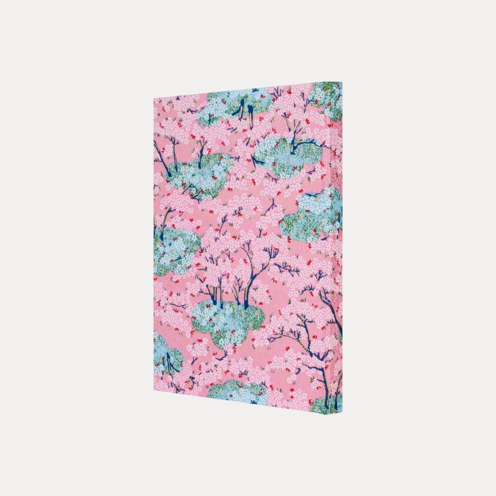 Blossom Trees Pink A5 Lined Notebook