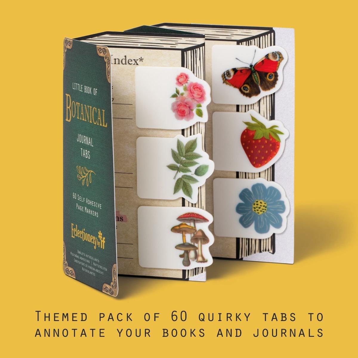 Eclectionery Journal Tabs - Botanical