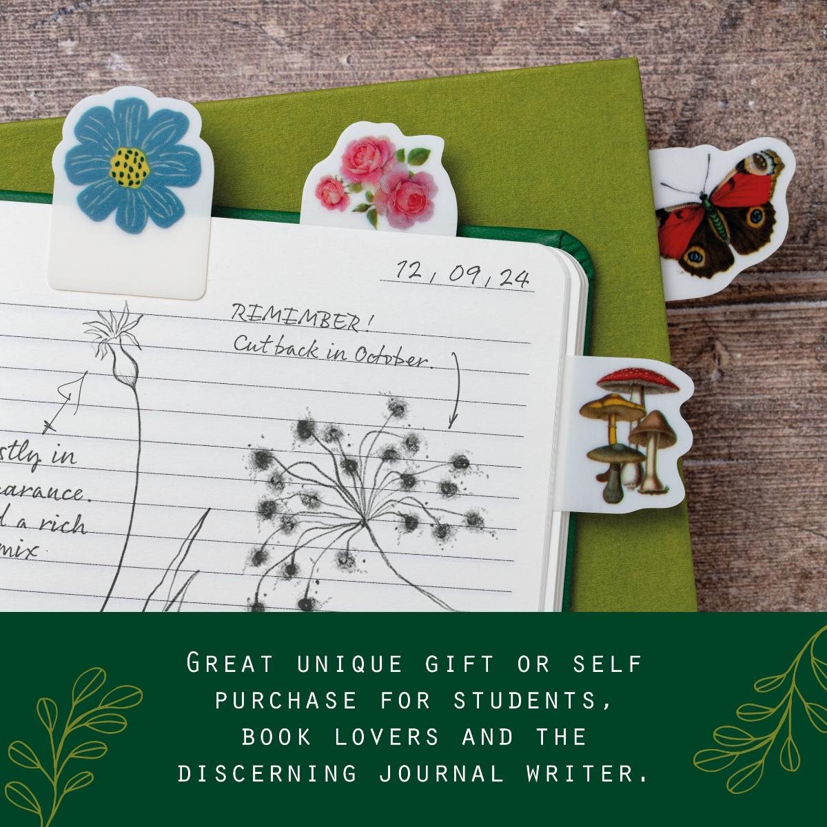 Eclectionery Journal Tabs - Botanical