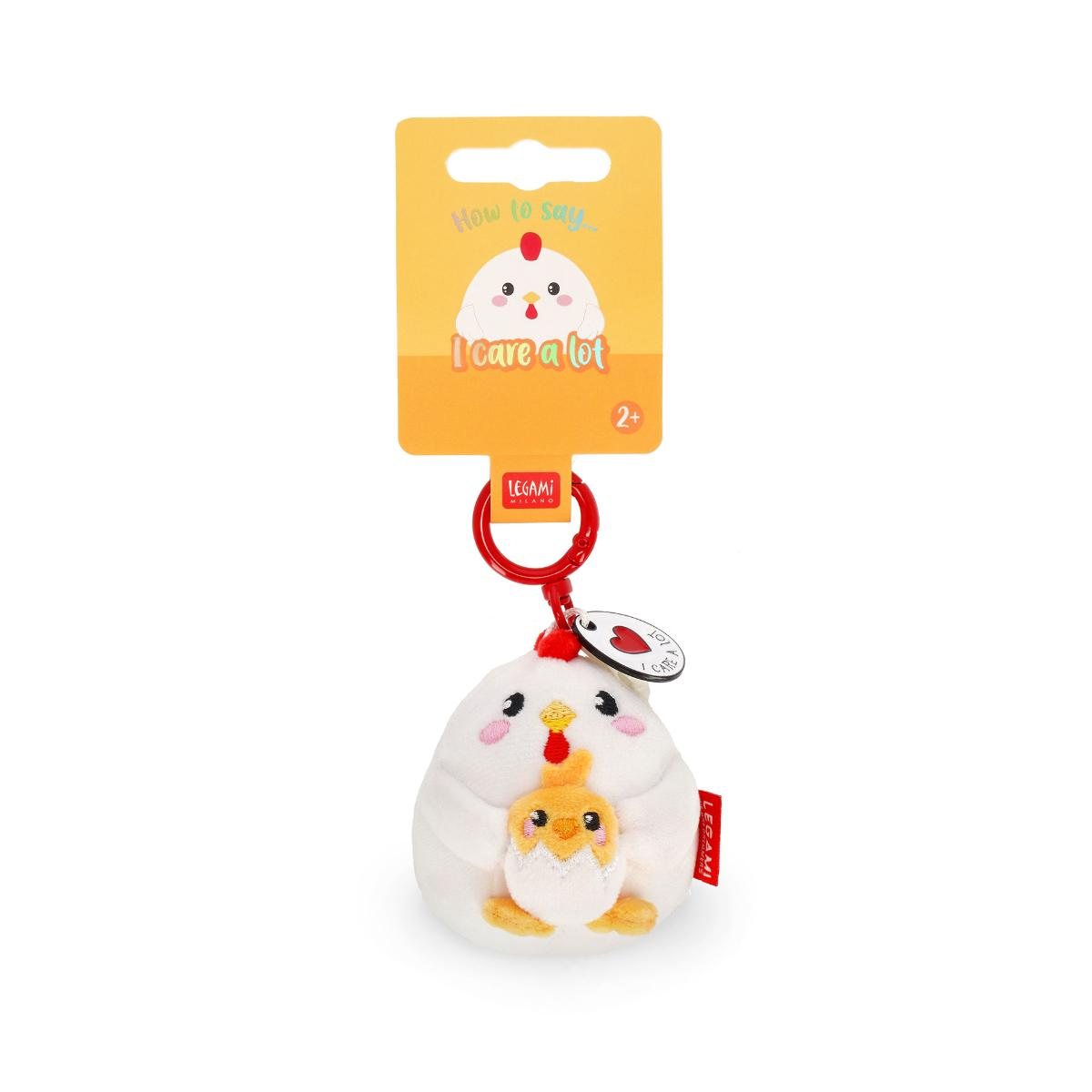 Hen Super Soft! Tiny Plush Keyring