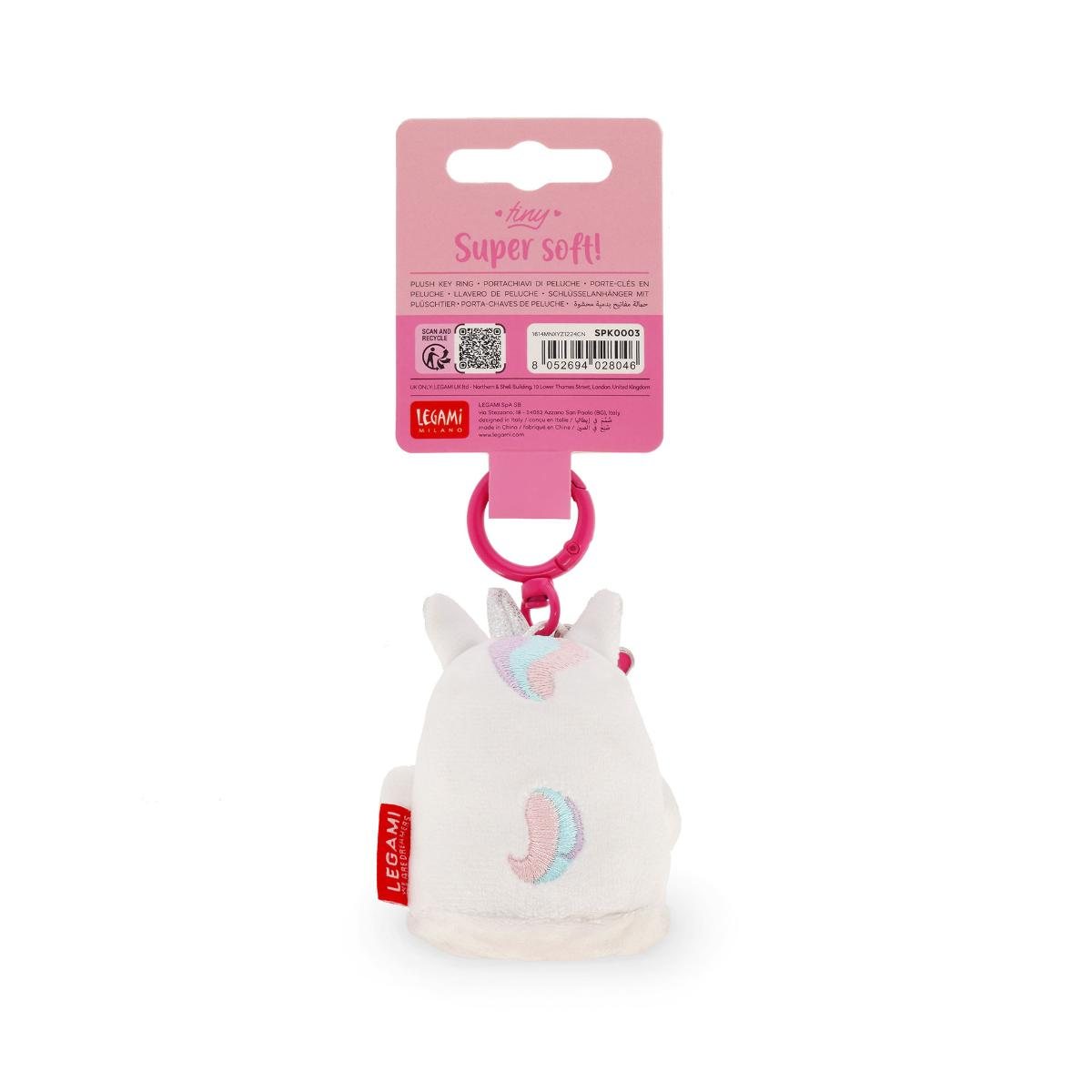 Unicorn Super Soft! Tiny Plush Keyring